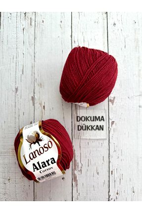 نخ بافندگی زرشکی Lanoso - کد 934800920