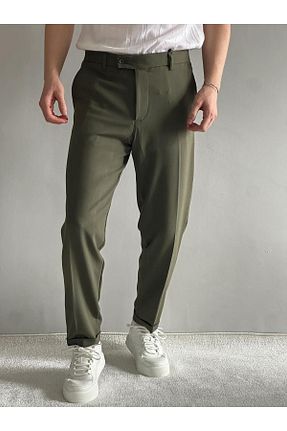شلوار خاکی مردانه پاچه دوبل MENOFOURSWEAR - کد 902778719