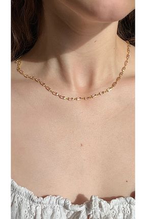 گردنبند نقره صورتی زنانه 925 عیار minimojewels - کد 934832713