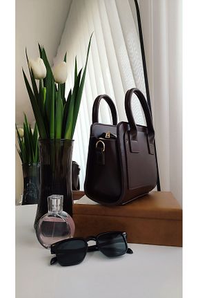 کیف دوشی قهوه ای زنانه چرم مصنوعی ravensbag - کد 934854438