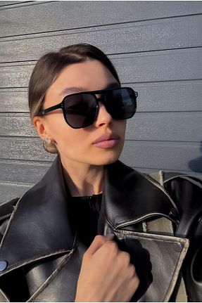 عینک آفتابی مشکی زنانه 50 BAPPİR - کد 934893073