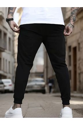 شلوار کرمگن مشکی مردانه رگولار Last fashion - کد 932803726