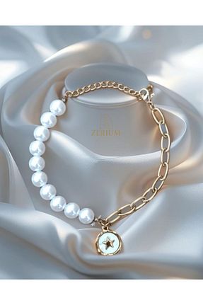 دستبند مروارید نباتی ZERİUM - کد 930786163