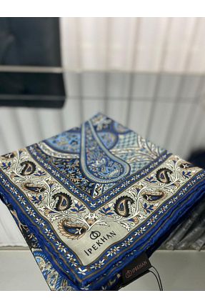 روسری طوسی پنبه پلی استر İpekhan - کد 934887926