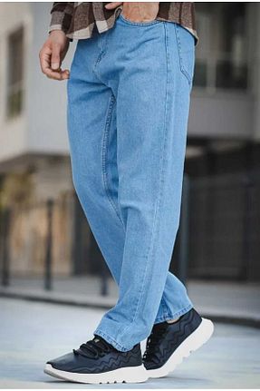 شلوار جین آبی مردانه پاچه گشاد Denim - کد 934885303