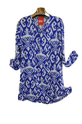 تونیک سایز بزرگ رنگی زنانه بافتنی elma abone - کد 934924536