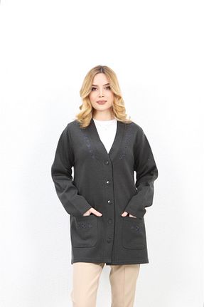 رویه طوسی زنانه پشم - اکریلیک - پلی استر Özenli Triko - کد 888604945