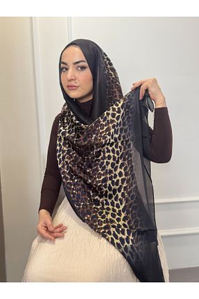 شال رنگی زنانه ابریشم NEDEFİT - کد 930317244