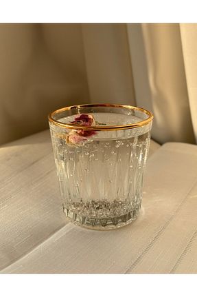 لیوان طلائی شیشه Şahika Kristal cama atılan imza - کد 921025667