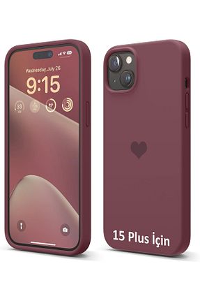 کاور و قاب زرشکی iPhone 15 Plus gaga elektronik - کد 934962175