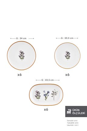 سرویس قهوه خوری سفید 6 نفره Karaca - کد 930747287