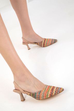 کفش پاشنه بلند کلاسیک قرمز زنانه چرم مصنوعی SOHO - کد 931887657
