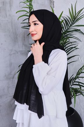 شال مشکی زنانه پنبه پلی استر Golden Rose - کد 932830658