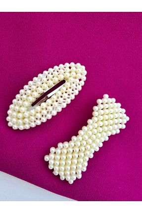 گیره سر نباتی زنانه سنگ کریستال Riccoco Accessory - کد 932858254