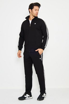 ست کرمکن اسپرت مشکی مردانه پنبه ای TRENDHİLL - کد 313732863