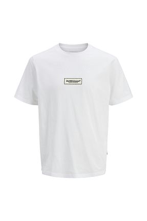 تیشرت سفید مردانه رگولار Jack & Jones - کد 903243458