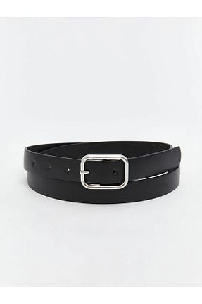 کمربند مشکی زنانه چرم مصنوعی ltn leather - کد 932857288