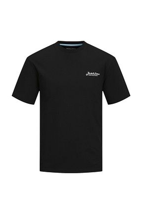 تیشرت مشکی مردانه رگولار Jack & Jones - کد 899570269