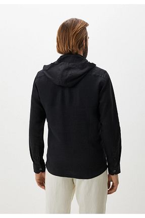 پیراهن مشکی مردانه یقه مردانه Ncs Jeans - کد 932879742