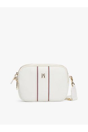 کیف دوشی طلائی زنانه چرم مصنوعی Tommy Hilfiger - کد 925407774