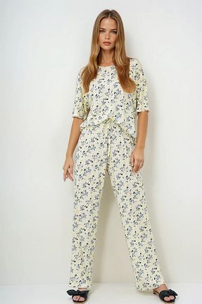 ست لباس راحتی رنگی زنانه طرح دار VAGGON - کد 932880927