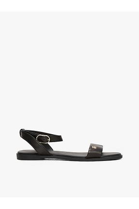 صندل مشکی زنانه پاشنه تخت Tommy Hilfiger - کد 930071512