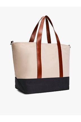 کیف دستی بژ مردانه سایز متوسط Tommy Hilfiger - کد 932878772