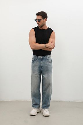 شلوار آبی مردانه پارچه BANNY JEANS - کد 848489463