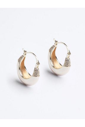 گوشواره جواهر طلائی سنگ طبیعی Jimmy Key - کد 930716043