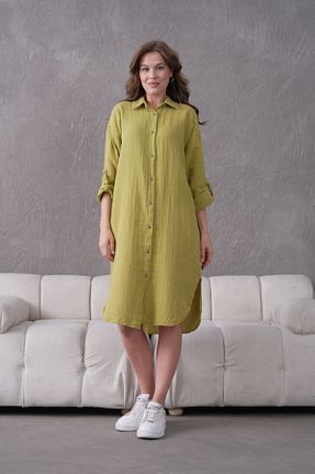 پیراهن رنگی زنانه گشاد QAWWA - کد 930071137