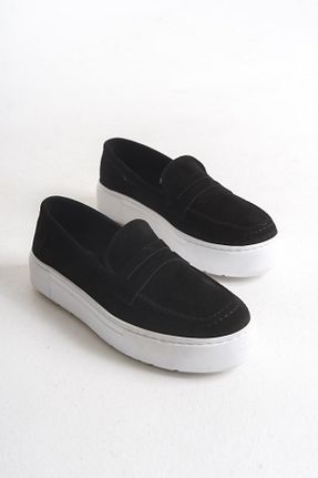 کفش اسنیکر مشکی زنانه چرم اصل Solo Bag - کد 932895743