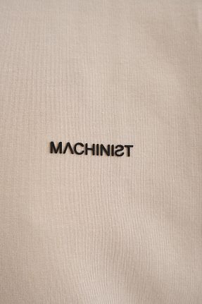 تیشرت بژ مردانه اورسایز Machinist - کد 688180603