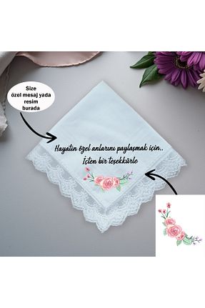 دستمال جیبی سفید زنانه پارچه ای CHIMARIVA - کد 933376399