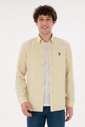 پیراهن سبز مردانه یقه ایستاده U.S. Polo Assn. - کد 932919456