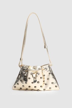کیف دوشی طلائی زنانه NBİBAGS - کد 932917714