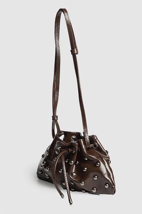 کیف دوشی قهوه ای زنانه NBİBAGS - کد 932917484