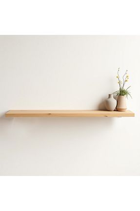 قفسه دیواری قهوه ای 50 سانتی متر The N Wood - کد 854428498