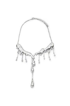 گردنبند جواهر زنانه فلزی Twist - کد 932921360