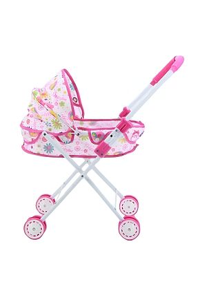 اسباب بازی کالسکه و صندلی تغذیه صورتی Brother Toys - کد 315816649