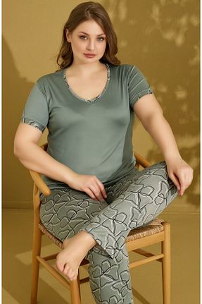 ست لباس راحتی سایز بزرگ رنگی زنانه طرح دار seamlife - کد 934794420
