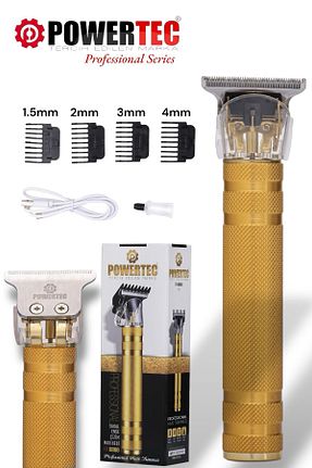 ماشین اصلاح صورت طلائی Şarjlı Powertec - کد 834399547