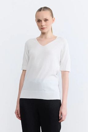 بلوز نباتی زنانه ساده Gusto - کد 930818360