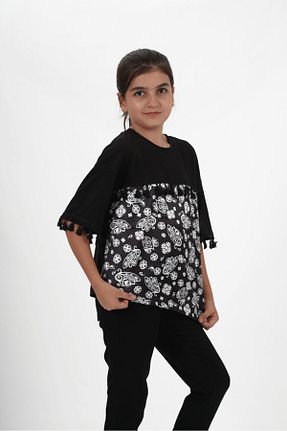 سوئیشرت مشکی بچه گانه طرح دار HayKids - کد 933615895