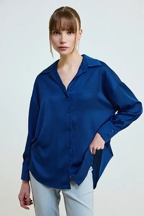 پیراهن سرمه ای زنانه Relaxed Gusto - کد 904643729