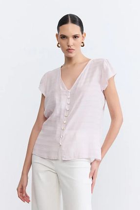 بلوز بنفش زنانه رگولار Gusto - کد 930818287