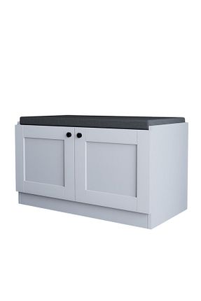 پوف و نیمکت سفید 35 x 90 midoser - کد 841523766