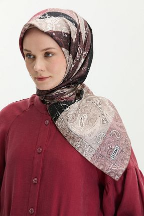 روسری زرشکی 90 x 90 Setrms - کد 932983793