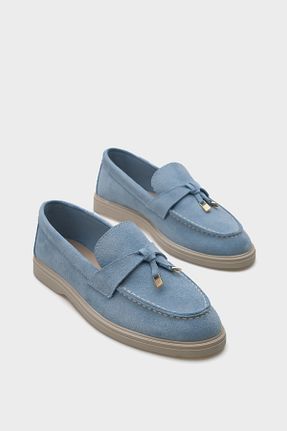 کفش لوفر آبی زنانه چرم مصنوعی Capone Outfitters - کد 920708053
