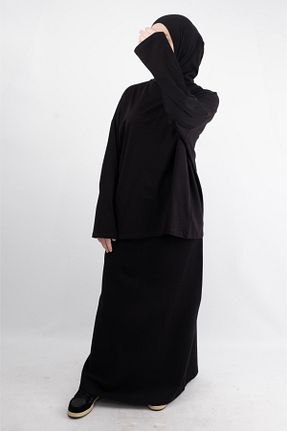 سوئیشرت حجاب مشکی زنانه %100 پنبه Vauva - کد 932947336