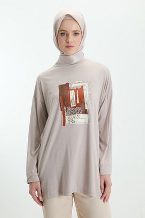 تونیک بژ زنانه بافتنی Setrms - کد 932988442